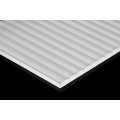 Weather resistant striped acrylic sheet