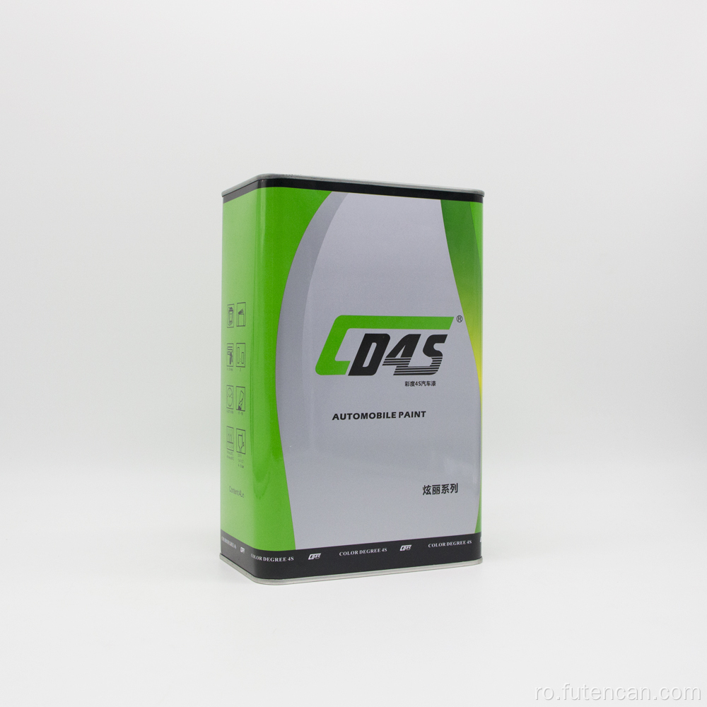 Cutie metalica metalica goala de 4L