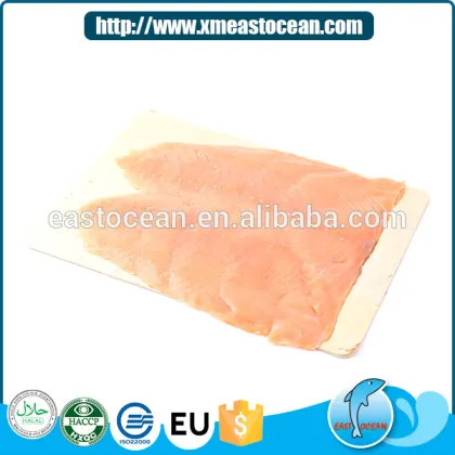 2016 Fashion custom delicious seafood smoked slice salmon fish farm