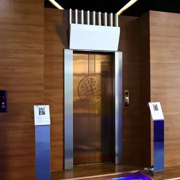 Mirror Stainless Steel Residential Hotel Passenger Elevator