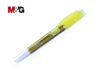 Double Ends Highlighter Eraser Pen , Decoloration Ink Liqui