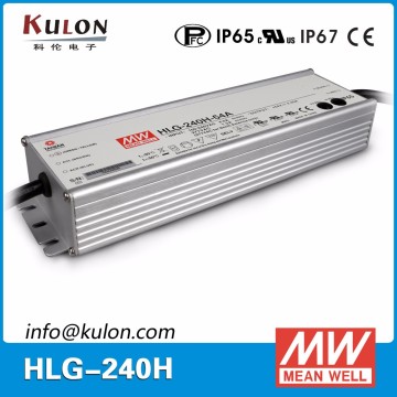Single output HLG-240H-54 outdoor adjustable 240w 54v DC led driver