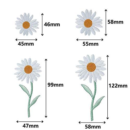 Borduurflarden bloemen bloemen lron op