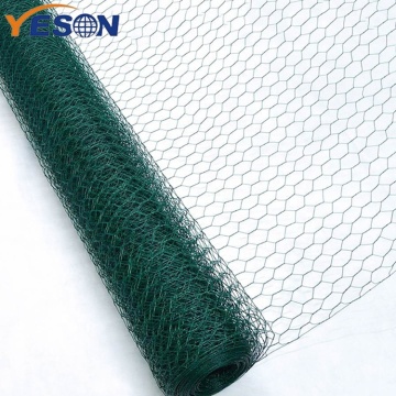 Plastik PVC Dilapisi 1/2 Inch Chicken Coop Wire Mesh - Mesh heksagonal 50mm untuk peternakan ayam