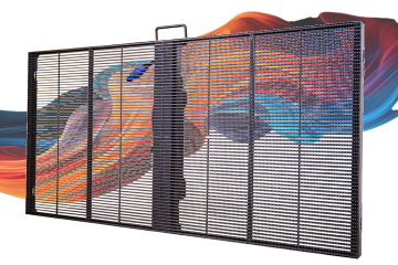 Die-cast Aluminum Transparent Video Screen