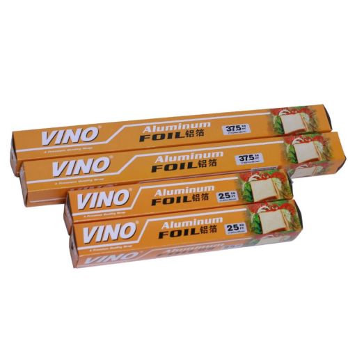 Disposable aluminum foil rolls for food wrapping