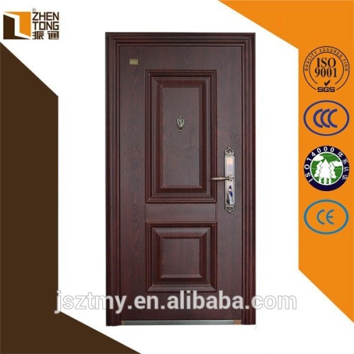 2015 Top sale steel frame/perlite filled custom steel wooden armor door