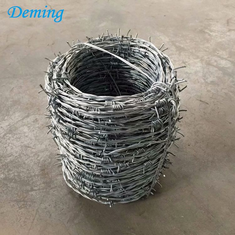 Factory Price 25kgs Galvanized Barbed Fencing Wire