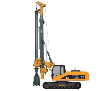 TYSIM KR125C High-Quality Hydraulic Rotary Drilling Rig with CAT Chassis