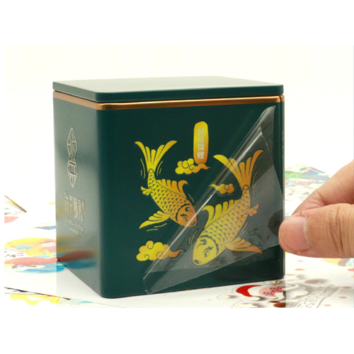 Tearing Film Leaving Word Crystal Label Printing Box Logo