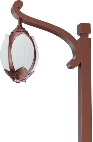 Lotus LED Outdoor Garden Lamp Street Light Head
