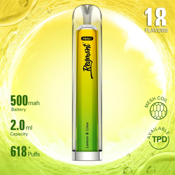 Reymont 618Puffs like Crystal Mesh Coil Vape pen