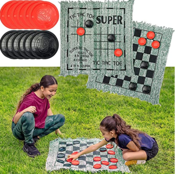 2021 Hot Selling 3-in-1 Checker Tic Tac Toe Game