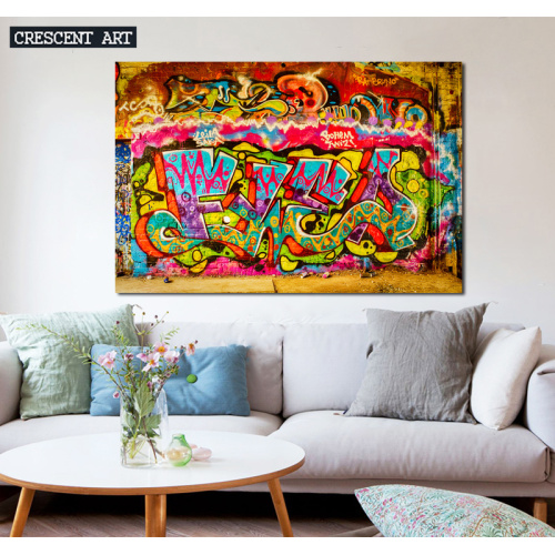 Graffiti Street Wall Art Abstract Canvas print