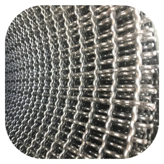 Durable 3x3 Mesh 316L Stainless Steel Crimped Woven Wire Mesh