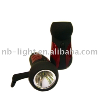 High Power Crank Flashlight