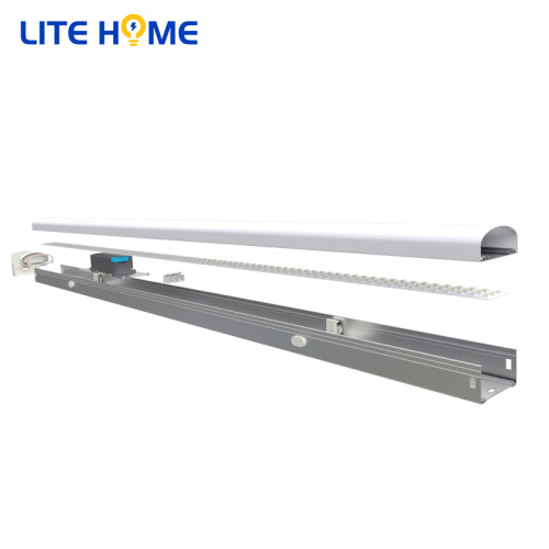 40W LED batten ajustado prismático delgado