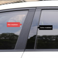 Vtear For Toyota Camry 2018 accessories car window B C pillar sticker trim black mirror reflection panel Exterior anti scratch