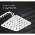 8mm Stainless Steel Square Shower Head