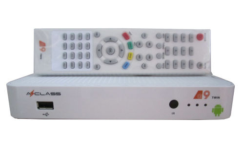 Android Internet Sharing Satellite Receiver , White Smart Tv Box Az Class A9