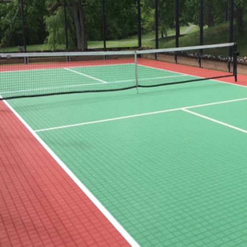 Outdoor Plastic interlock modular Pickleball court flooring