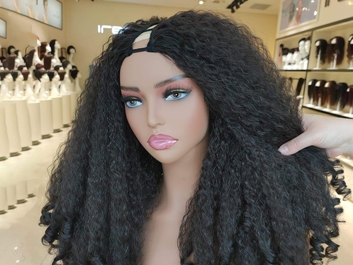 Bouncy Curly V Part Wig