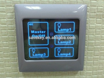 Modern good quality 1gang/2 gangs/3 gangs/4 gangs 100-240V 86*86*46MM digital light switches