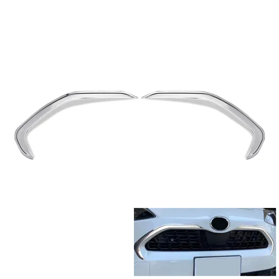 Stainless Steel Front Grille Cover for Yaris Cross 2020 - Exterior Decoration Trim
