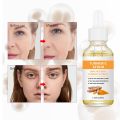 Rótulo privada Kojic ácido facial Cuidado com o soro de sérico lutas acne Antioxidante mancha escura corrigindo o açafrão Óleo