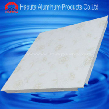 Square aluminum false ceiling boards,smooth surface/300x300mm