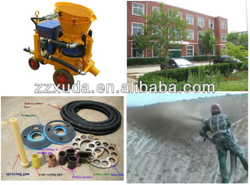 430kg concrete gunite machine