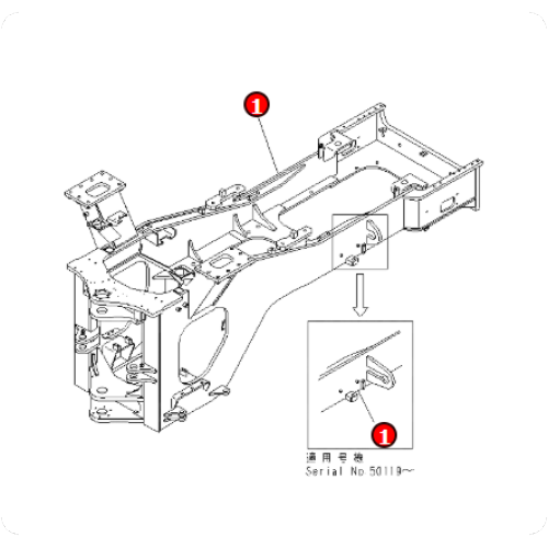 Loader WA600-3 Frame 426-N35-2222