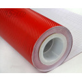 Carbon Fiber Red Twill Weave Fabric