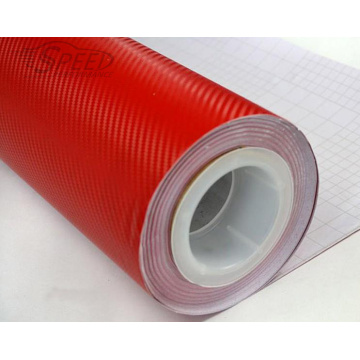 Carbon Fiber Red Twill Weave Fabric