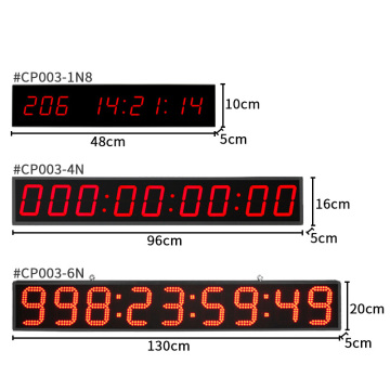 Cheetie Digital Countdown Timer voor aangepaste evenementen
