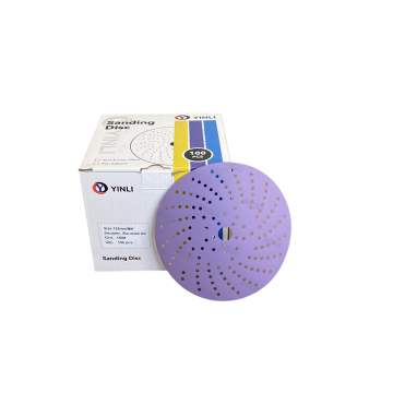 Yinli 1500 Grit Sand Paper Disc 225mm Velcro Sanding Set with 150mm Drill Press Disc