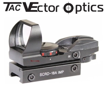 Vector Optics Imp 1x23x34 Multi Reticle Reflexible Sight Red Dot Scope