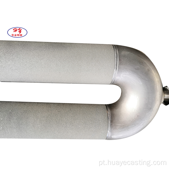 Tipo de aquecimento de tipo U personalizado tubo de aço radiante