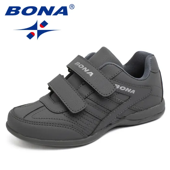 BONA New Popular Style Children Casual Shoes Outdoor Walking Jogging Sneakers Hook & Loop Boys Shoes Comfortable Shoes