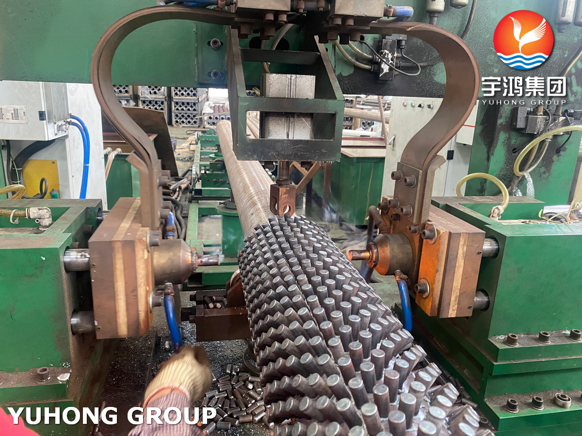 ASTM A213 T9 Alloy Steel Studded Fin Tube