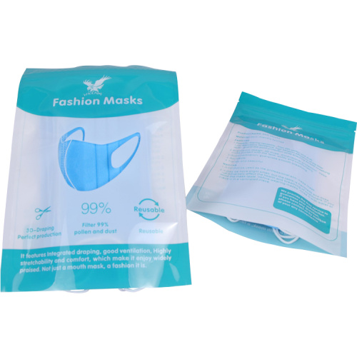 1pc disposable face mask plastic bag