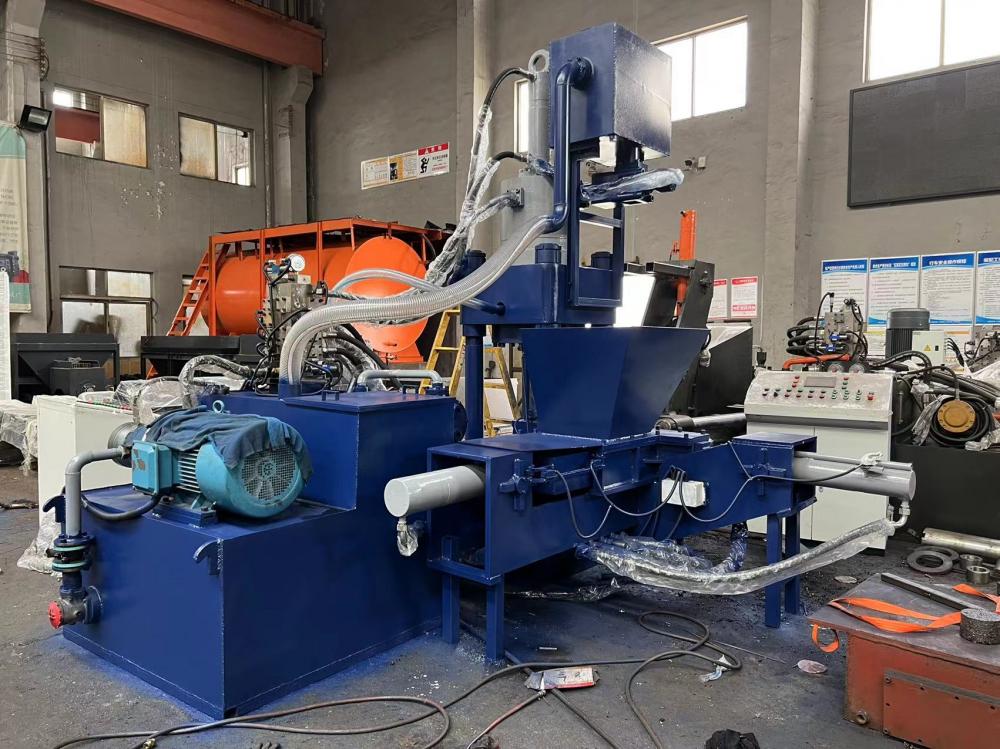 Hydraulic Aluminum Metal Chips Briquetting Press Machine