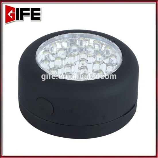 Portable and round 24 LED Work Light with Swivel Hook