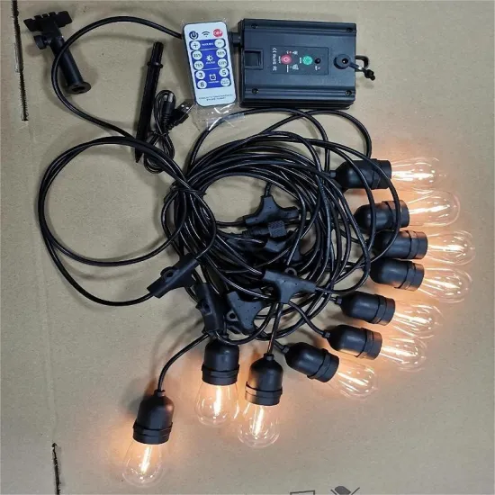 Rechargeable Color Twinkling LED Solar Panel Garden Lights for Holiday Decor