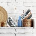 2 Pieces Rustic Wood Love Home Sign