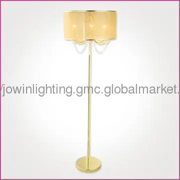 Golden Fabric Floor Lamp