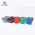 Supermarket Durable Plastic Handle Shopping Basket