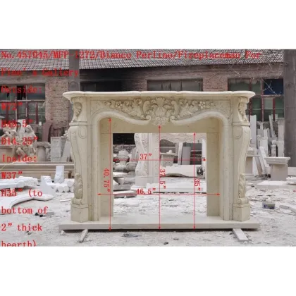 carved cherub marble fireplace mantels