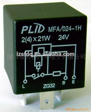 Auto electric flash relay