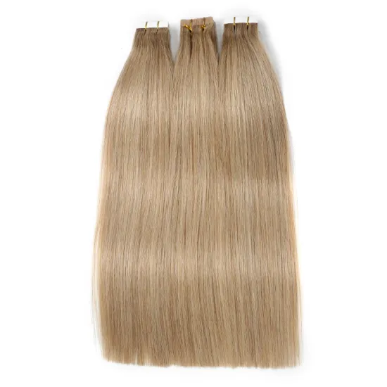 100% remy indian double drawn skin weft tape in human hair extensions african american human tape hair extensions